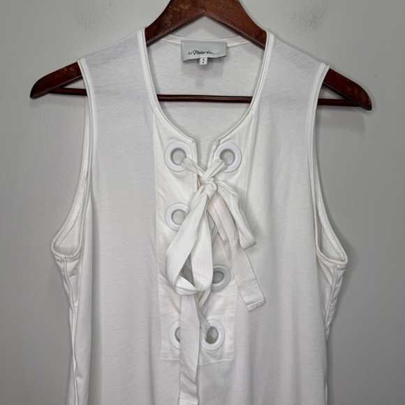 3.1 Phillip Lim White Lace Tank Top Size Small - Picture 10 of 15